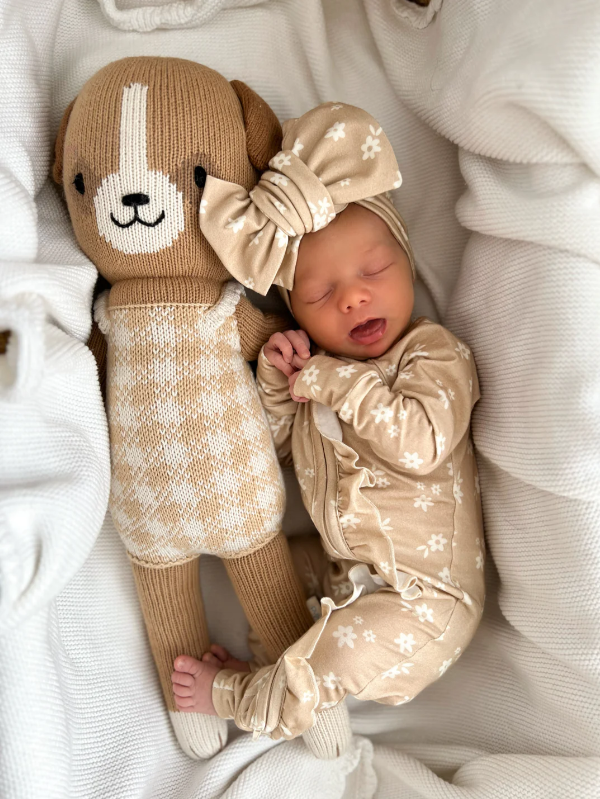 【☺︎】Romper suit with frill Mod.6.4 Off white romper suit with embroidered bib | SS22