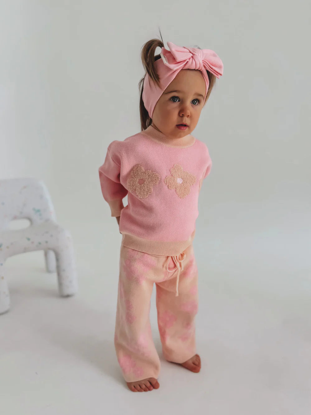 Coco Crop Wide Leg Pants Sherbet