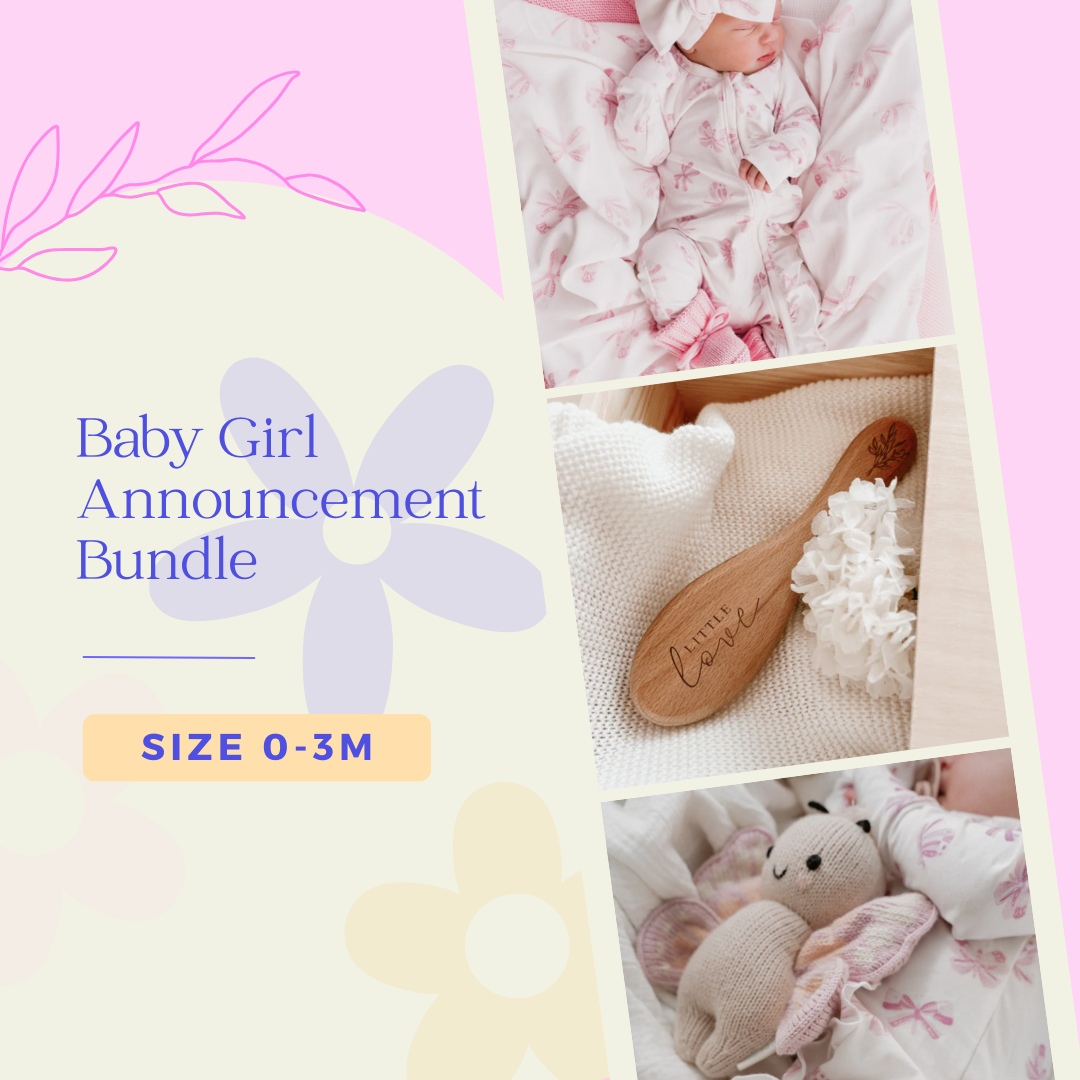 Baby Girl Announcement Bundle - Milz & Madz