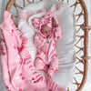 Bonnie Sherpa Hooded Romper Bubblegum Pink