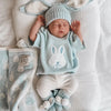 Sherpa Bunny Beanie Powder Blue