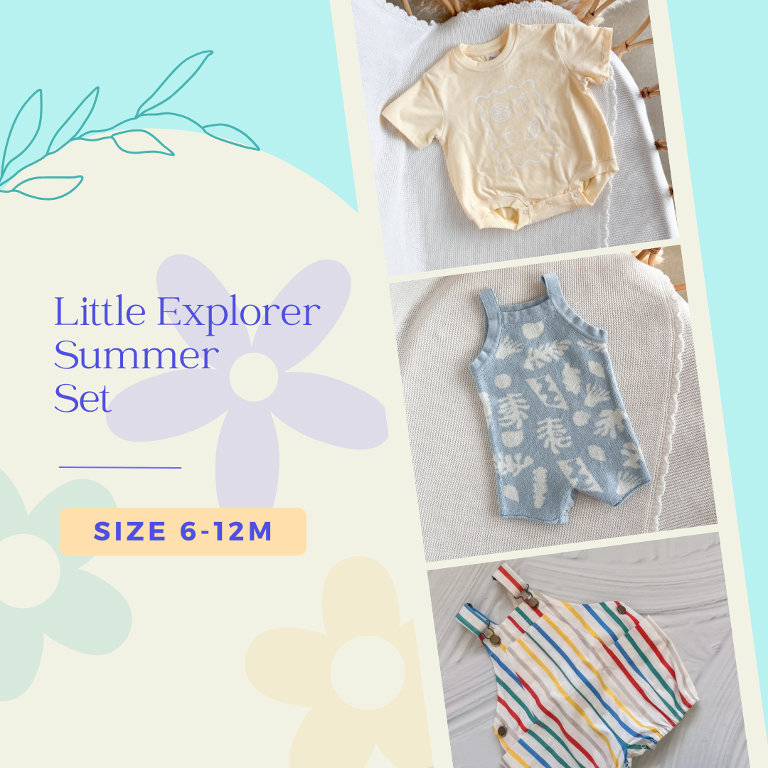 Little Explorer Summer Set Size 6-12m - Milz & Madz