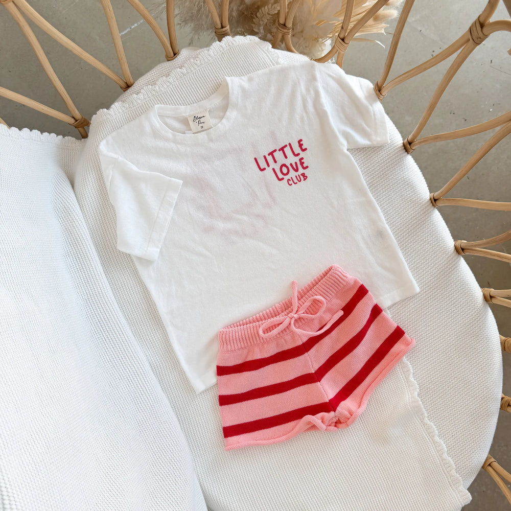 Little Love Club Stripe Bundle Red, White & Pink