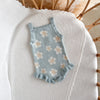 Blue Daisy Knit Playsuit - Milz & Madz