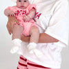 Mon Amour Romper Pink & Red - Milz & Madz