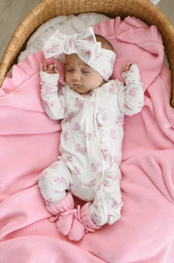 Pink Butterflies Frill Zip Romper - Milz & Madz