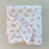 Lilac Butterflies Organic Crinkle Muslin Blanket - Milz & Madz