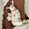 Teddies Swaddle & Beanie Set - Milz & Madz