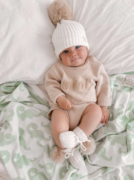 Mini Oat Boucle Romper - Milz & Madz