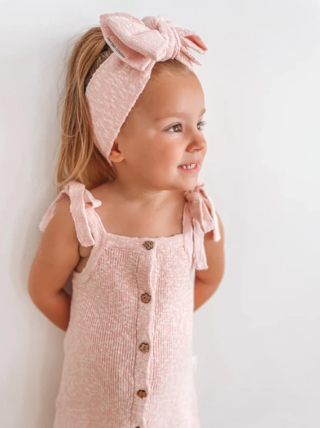 Blush Textured Headband - Milz & Madz