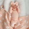 Soft Pink Frill Neck Bodysuit - Milz & Madz