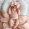 Soft Pink Frill Neck Bodysuit - Milz & Madz