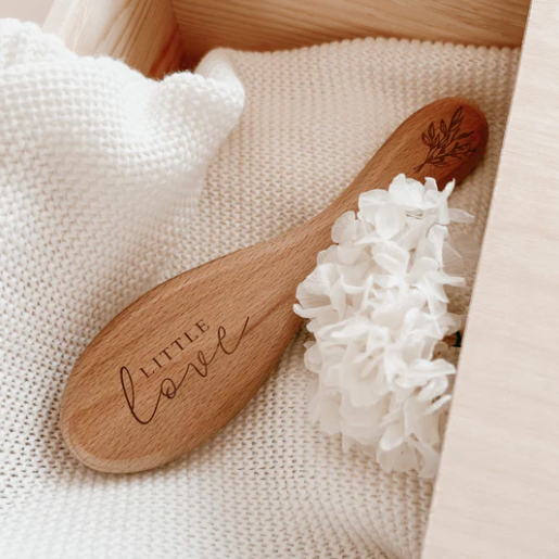 'Little Love' Wooden Baby Brush - Milz & Madz