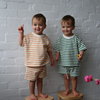 Orange Striped Set - Milz & Madz