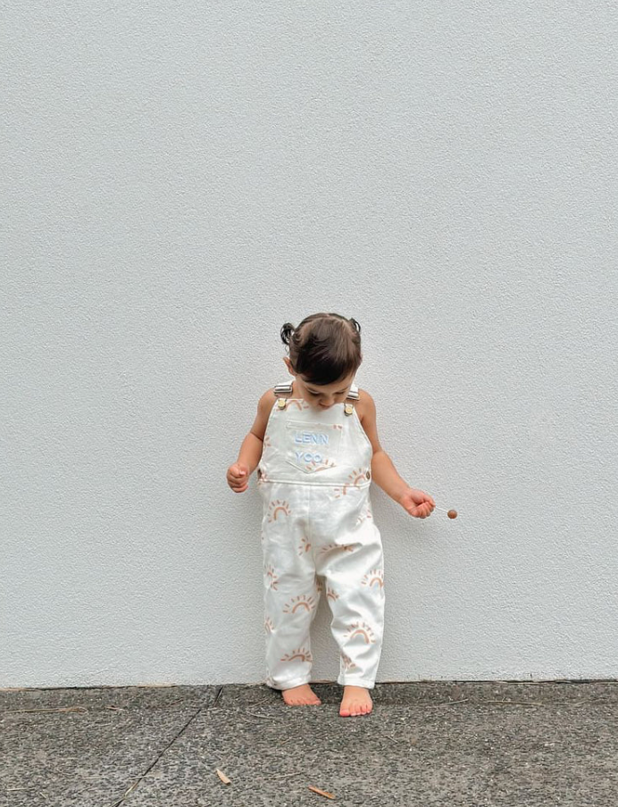 Sunny Days Overalls Off White - Milz & Madz