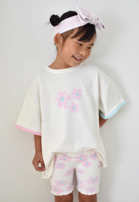 Poppi Floral Oversized Tee - Milz & Madz