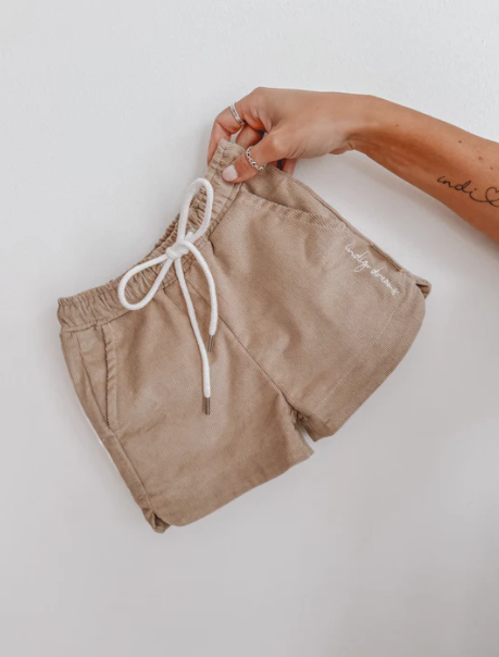 Oat Cord Shorts - Milz & Madz