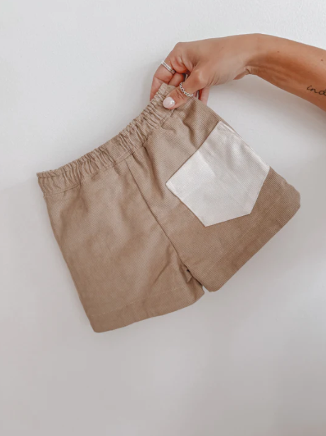 Oat Cord Shorts - Milz & Madz