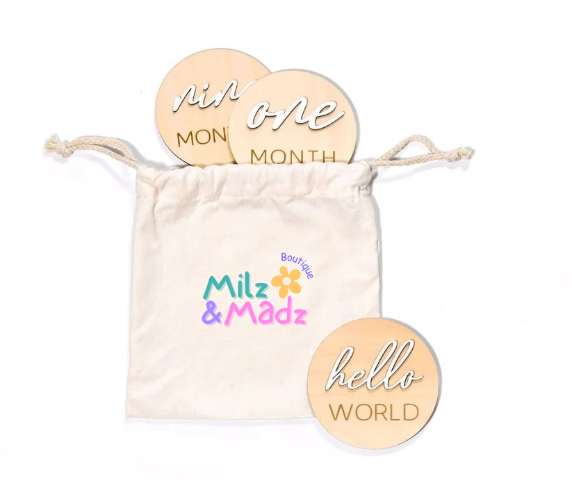 Timber Milestone Cards - Milz & Madz